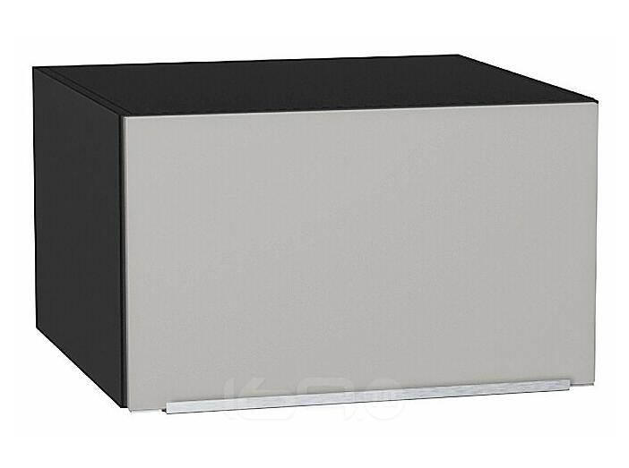 Шкаф верхний горизонтальный глубокий Фьюжн Silky Light Grey  Graphite 358*600*576