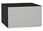 Шкаф верхний горизонтальный глубокий Фьюжн Silky Light Grey Graphite 358*600*576
