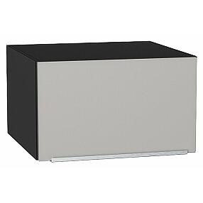 Шкаф верхний горизонтальный глубокий Фьюжн Silky Light Grey  Graphite 358*600*576