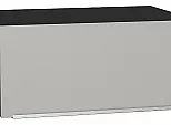 Шкаф верхний горизонтальный глубокий Фьюжн Silky Light Grey Graphite 358*800*576