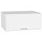 Шкаф верхний горизонтальный глубокий Квадро Белый/Белый 358*800*577