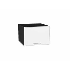 Шкаф верхний горизонтальный глубокий Квадро Белый/Graphite 358*500*577