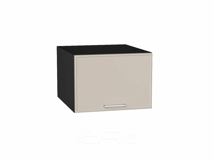 Шкаф верхний горизонтальный глубокий Квадро Кашемир/Graphite 358*500*577