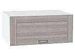Шкаф верхний горизонтальный глубокий Лофт Cappuccino Veralinga/Белый 358*800*576
