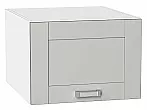 Шкаф верхний горизонтальный глубокий Лофт Grey Silk/Белый 358*500*576
