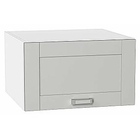 Шкаф верхний горизонтальный глубокий Лофт Grey Silk/Белый 358*600*576