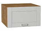 Шкаф верхний горизонтальный глубокий Лофт Grey Silk/Дуб Вотан 358*600*576