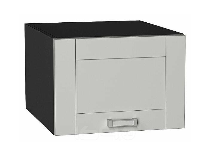 Шкаф верхний горизонтальный глубокий Лофт Grey Silk/Graphite 358*500*576