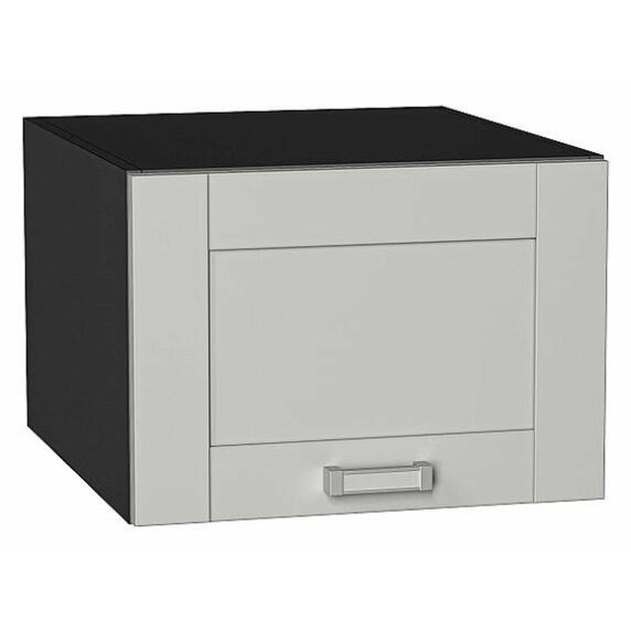 Шкаф верхний горизонтальный глубокий Лофт Grey Silk/Graphite 358*500*576