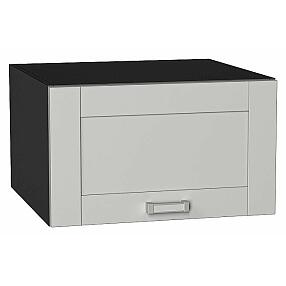 Шкаф верхний горизонтальный глубокий Лофт Grey Silk/Graphite 358*600*576