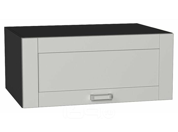 Шкаф верхний горизонтальный глубокий Лофт Grey Silk/Graphite 358*800*576