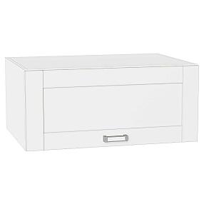 Шкаф верхний горизонтальный глубокий Лофт White Silk/Белый 358*800*576