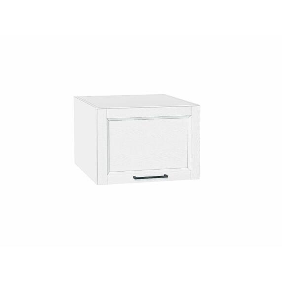 Шкаф верхний горизонтальный глубокий Сканди White Silkwood/Белый 358*500*576