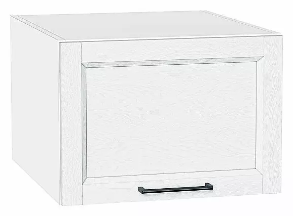 Шкаф верхний горизонтальный глубокий Сканди White Silkwood/Белый 358*500*576