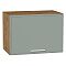 Шкаф верхний горизонтальный Квадро Аквамарин/Дуб Вотан 358*500*321