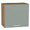 Шкаф верхний горизонтальный Квадро Аквамарин/Дуб Вотан 460*500*321