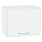 Шкаф верхний горизонтальный Квадро Белый/Белый 358*450*321