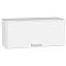 Шкаф верхний горизонтальный Квадро Белый/Белый 358*800*321