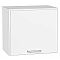 Шкаф верхний горизонтальный Квадро Белый/Белый 460*500*321