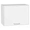 Шкаф верхний горизонтальный Квадро Белый/Белый 460*600*321