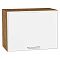Шкаф верхний горизонтальный Квадро Белый/Дуб Вотан 460*600*321