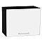 Шкаф верхний горизонтальный Квадро Белый/Graphite 358*450*321