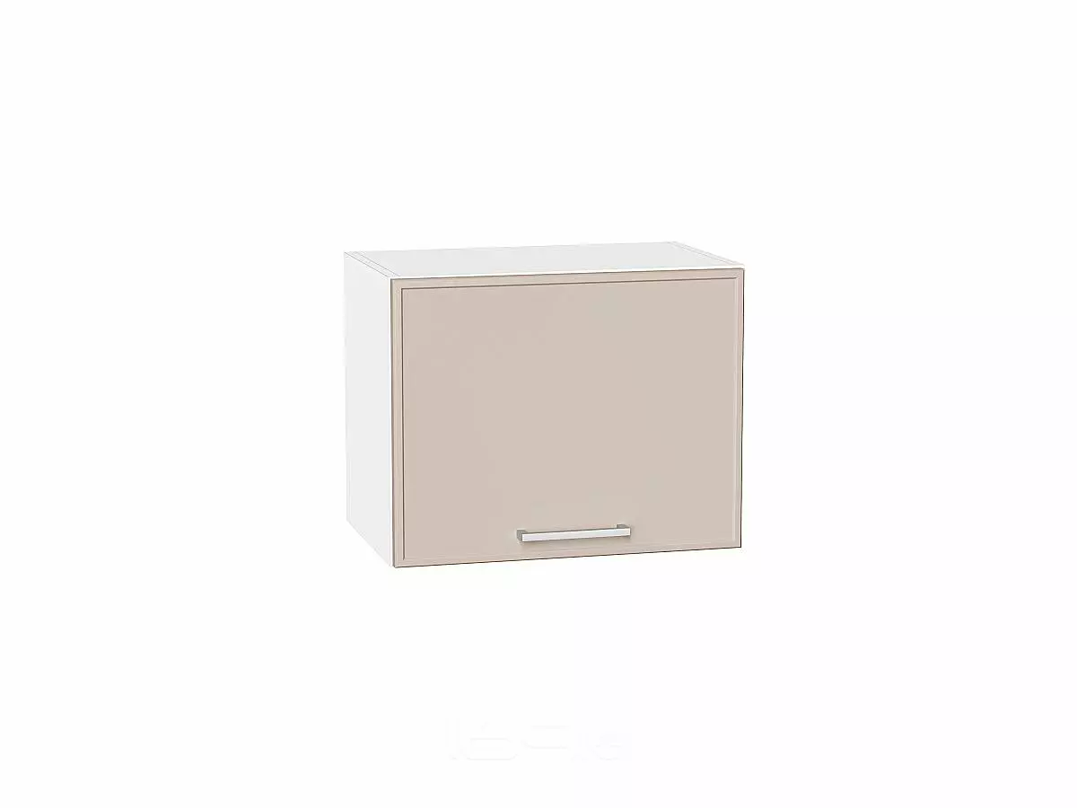 Шкаф верхний горизонтальный Квадро Кашемир/Белый 358*450*321