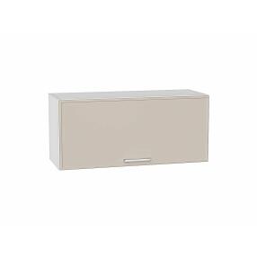 Шкаф верхний горизонтальный Квадро Кашемир/Белый 358*800*321