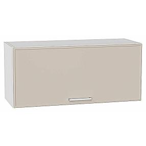 Шкаф верхний горизонтальный Квадро Кашемир/Белый 358*800*321