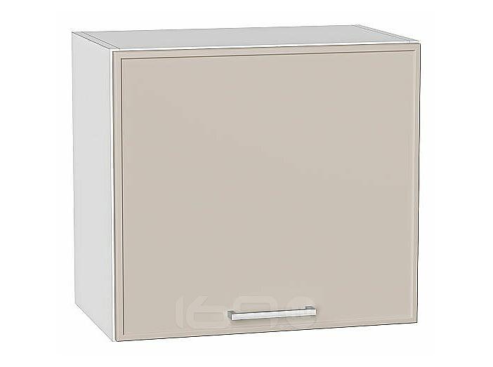 Шкаф верхний горизонтальный Квадро Кашемир/Белый 460*500*321