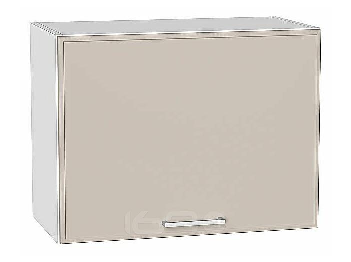 Шкаф верхний горизонтальный Квадро Кашемир/Белый 460*600*321