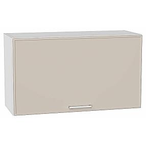 Шкаф верхний горизонтальный Квадро Кашемир/Белый 460*800*321