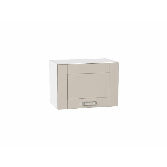 Шкаф верхний горизонтальный Лофт Cream Silk/Белый 358*500*320
