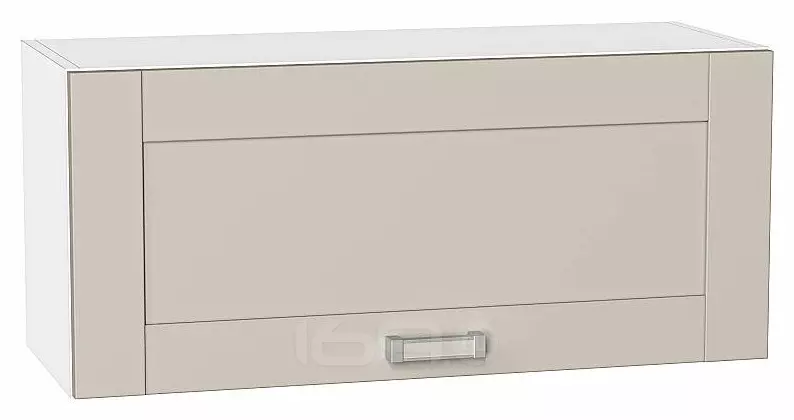 Шкаф верхний горизонтальный Лофт Cream Silk/Белый 358*800*320