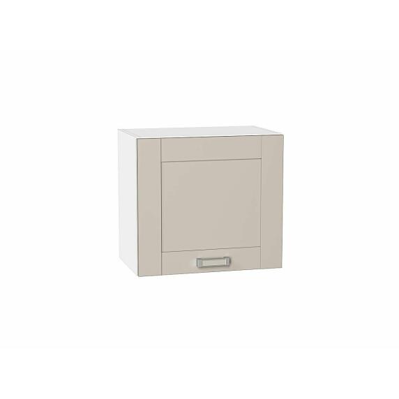 Шкаф верхний горизонтальный Лофт Cream Silk/Белый 460*500*320
