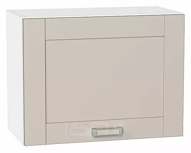 Шкаф верхний горизонтальный Лофт Cream Silk/Белый 460*600*320