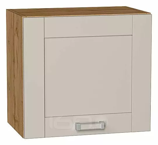 Шкаф верхний горизонтальный Лофт Cream Silk/Дуб Вотан 460*500*320