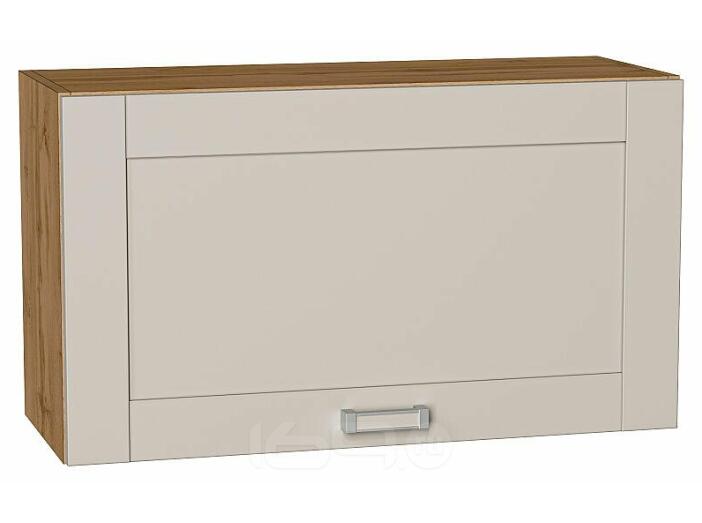 Шкаф верхний горизонтальный Лофт Cream Silk/Дуб Вотан 460*800*320