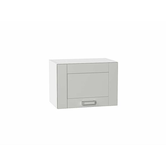 Шкаф верхний горизонтальный Лофт Grey Silk/Белый 358*500*320
