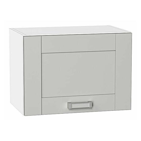 Шкаф верхний горизонтальный Лофт Grey Silk/Белый 358*500*320