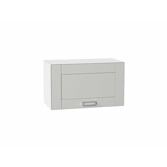 Шкаф верхний горизонтальный Лофт Grey Silk/Белый 358*600*320