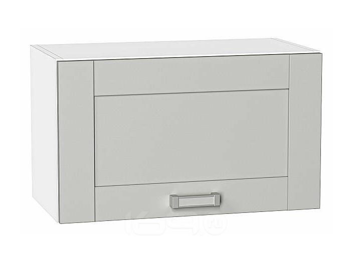 Шкаф верхний горизонтальный Лофт Grey Silk/Белый 358*600*320