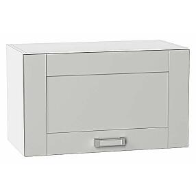 Шкаф верхний горизонтальный Лофт Grey Silk/Белый 358*600*320