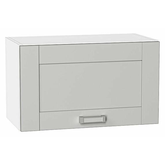 Шкаф верхний горизонтальный Лофт Grey Silk/Белый 358*600*320