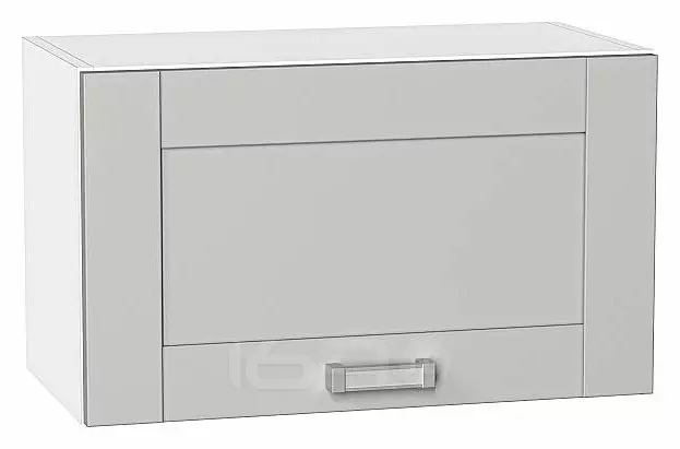 Шкаф верхний горизонтальный Лофт Grey Silk/Белый 358*600*320