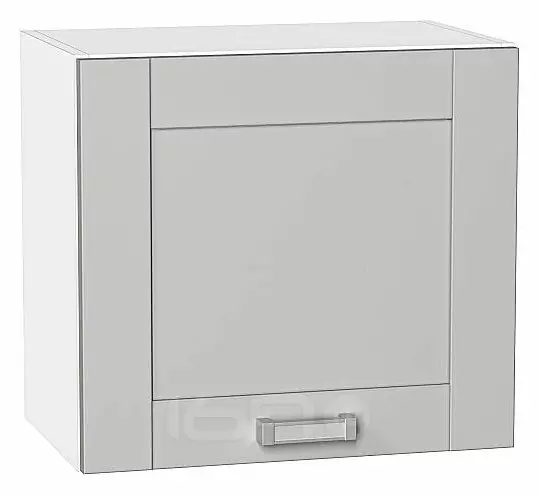 Шкаф верхний горизонтальный Лофт Grey Silk/Белый 460*500*320