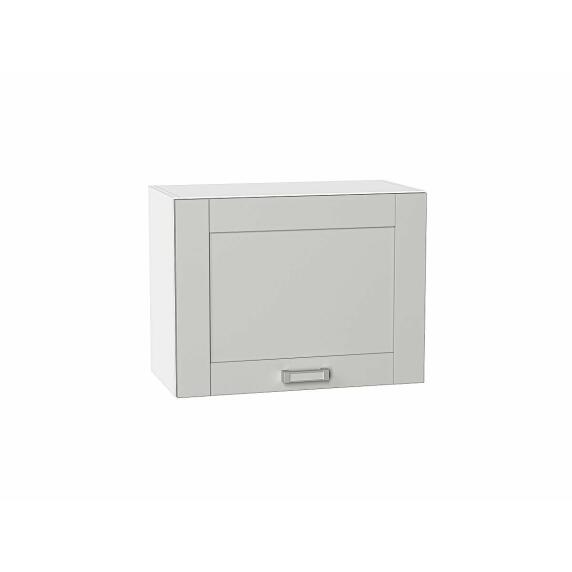 Шкаф верхний горизонтальный Лофт Grey Silk/Белый 460*600*320