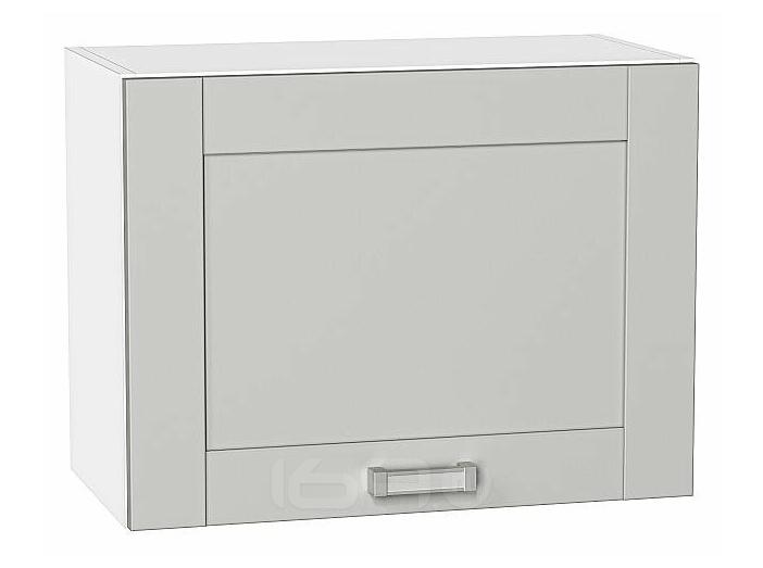 Шкаф верхний горизонтальный Лофт Grey Silk/Белый 460*600*320