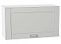 Шкаф верхний горизонтальный Лофт Grey Silk/Белый 460*800*320