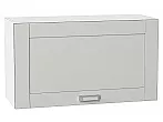 Шкаф верхний горизонтальный Лофт Grey Silk/Белый 460*800*320